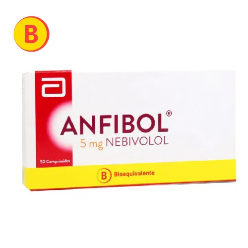 Anfibol Nebivolol 5 mg 30 Comprimidos