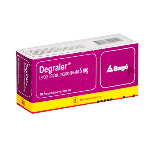 Degraler Levocetirizina 5mg 40 Comprimidos Recubiertos