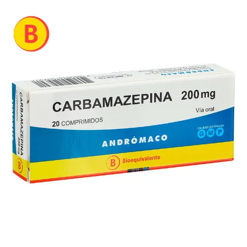 Carbamazepina 200 mg 20 Comprimidos