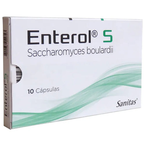 Enterol S 250mg 10 Capsulas