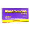 Claritromicina 500 mg 14 Comprimidos