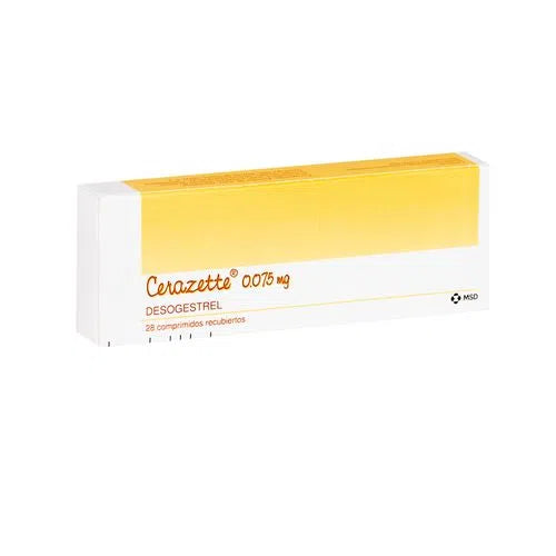 Cerazette Desogestrel 0.075 mg 28 Comprimidos Recubiertos