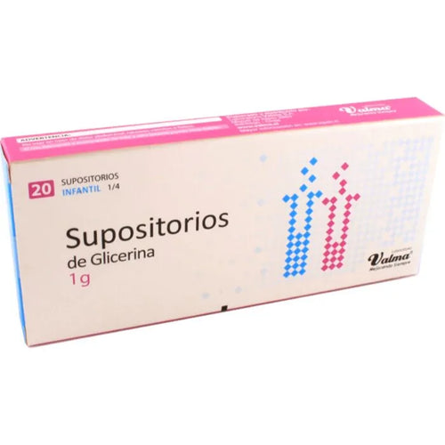 Supositorio Pediatrico 1 g Glicerina 20 unidades