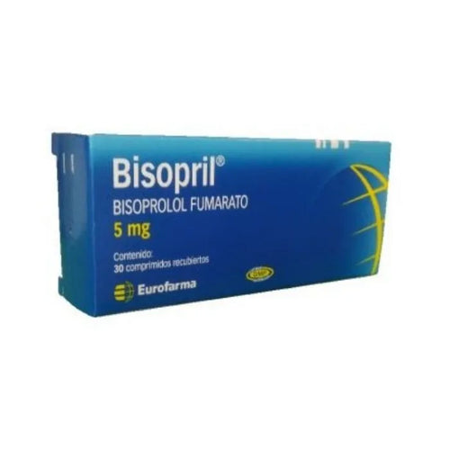 Bisopril Bisoprolol Fumarato 5 mg 30 Comprimidos