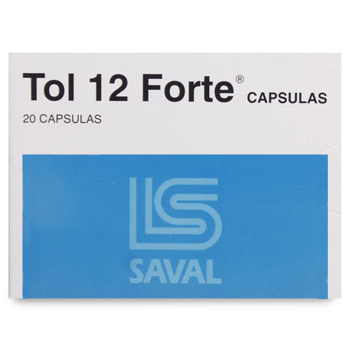 Tol 12 Forte Vitamina B1/B6/B12 20 Cápsulas