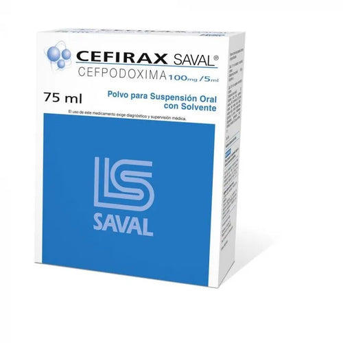 Cefirax Cefpodoxima 100 mg/5ml Suspensión 75 ml