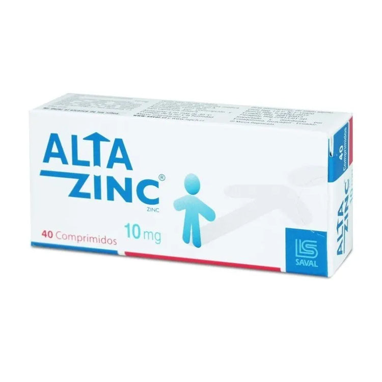 Altazinc Zinc 10 mg 40 Comprimidos