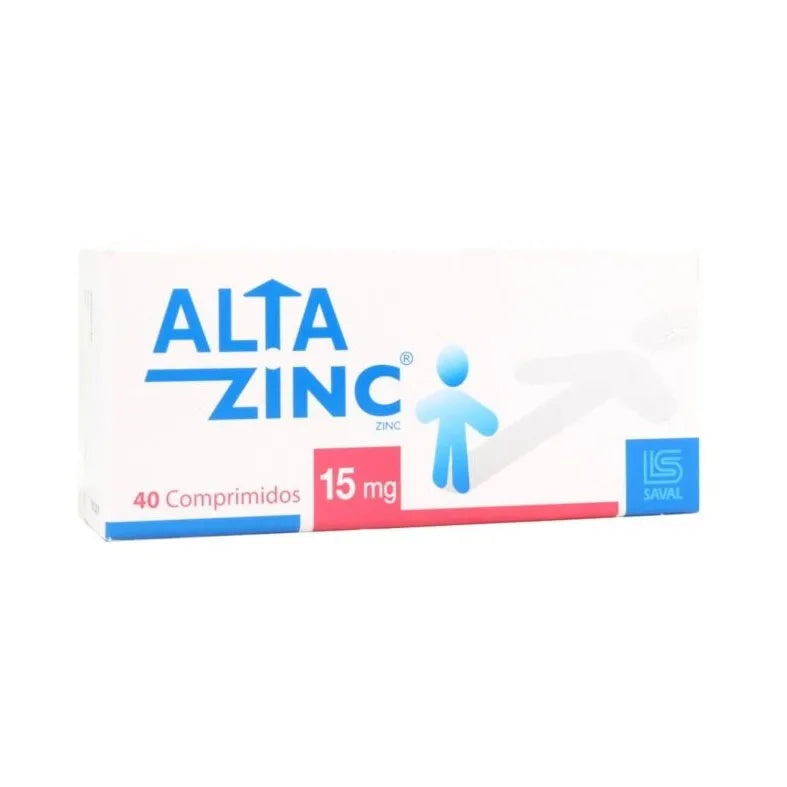 Altazinc Zinc 15 mg 40 Comprimidos