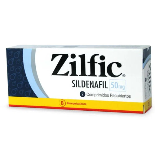 Zilfic Sildenafil 50 mg 2 Comprimidos