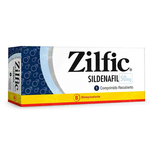 Zilfic Sildenafil 50 mg 1 Comprimido