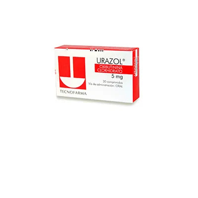 Urazol Oxibutinina 5 mg 30 Comprimidos