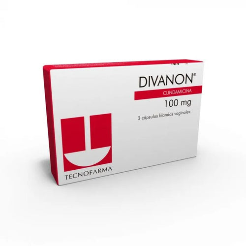 Divanon Clindamicina 100 mg 3 Capsulas Blandas Vaginales