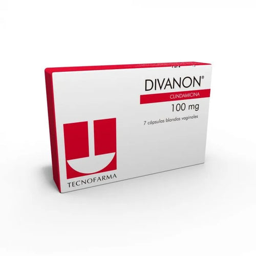 Divanon Clindamicina 100 mg 7 Capsulas Blandas Vaginales