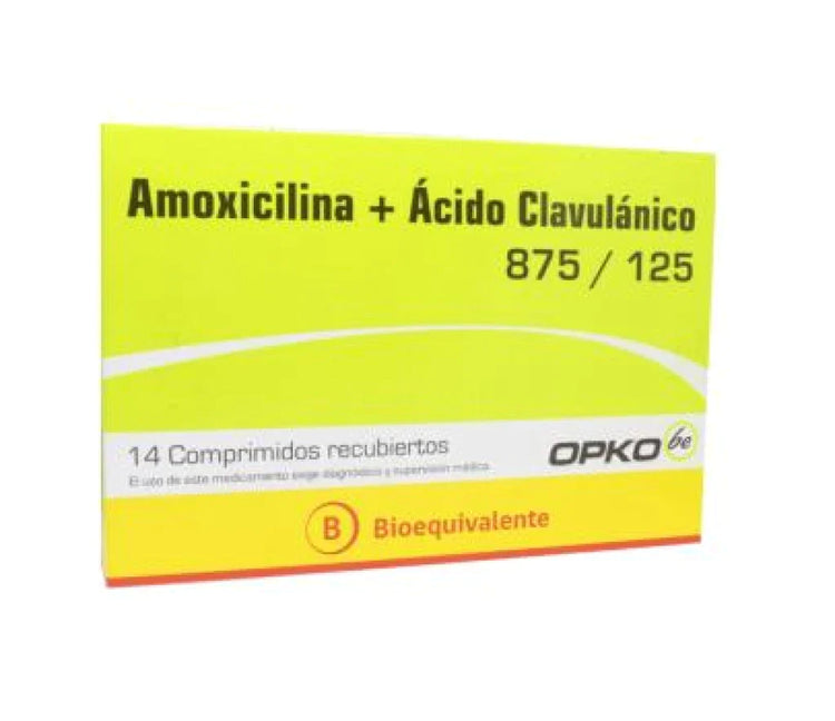 Amoxicilina/Clavulanico 875mg/125mg 14 Comprimidos