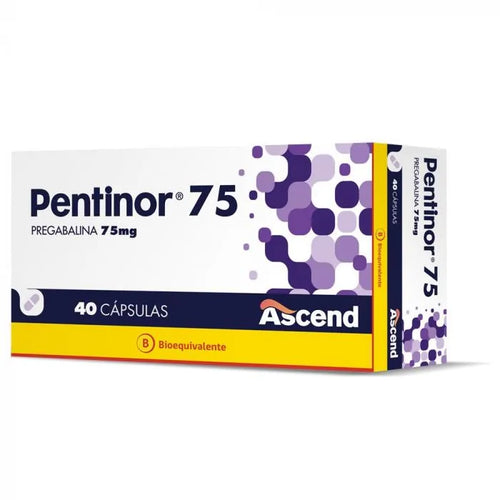 Pentinor Pregabalina 75 mg 40 Capsulas