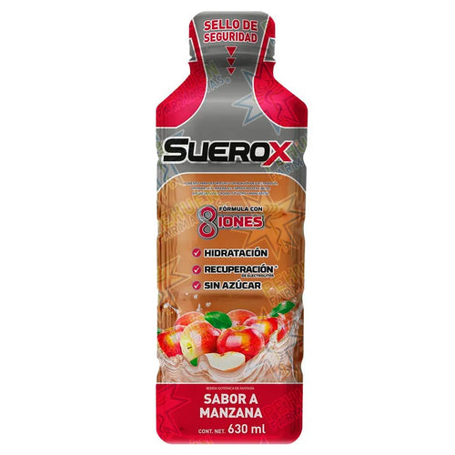 SUEROX 8 IONES MANZANA 630ML