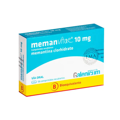 Memanvitae Memantina 10mg 56 Comprimidos Recubiertos