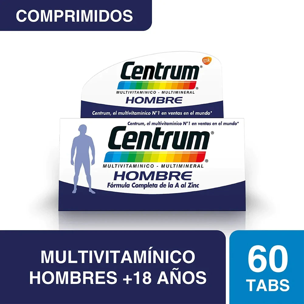 Centrum Hombre Multivitaminico 60 Capsulas