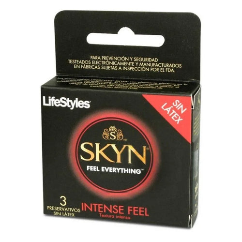 LIFESTYLES SKYN INTENSE FEEL 3 UNIDADES