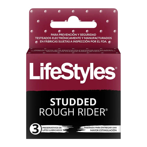 LIFESTYLES STUDDED ROUGH RIDER 3 UNI