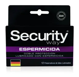 SECURITY ESPERMICIDA X 12