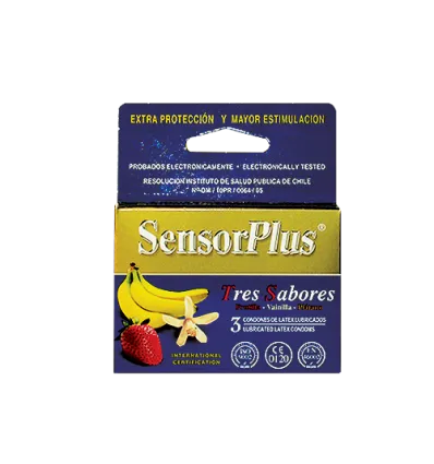 SENSOR PLUS TRES SABORES 3 UNI