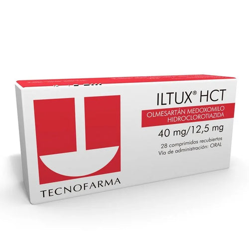 Iltux HCT Olmesartán/Hidroclorotiazida 40mg/12.5mg 28 Comprimidos Recubiertos